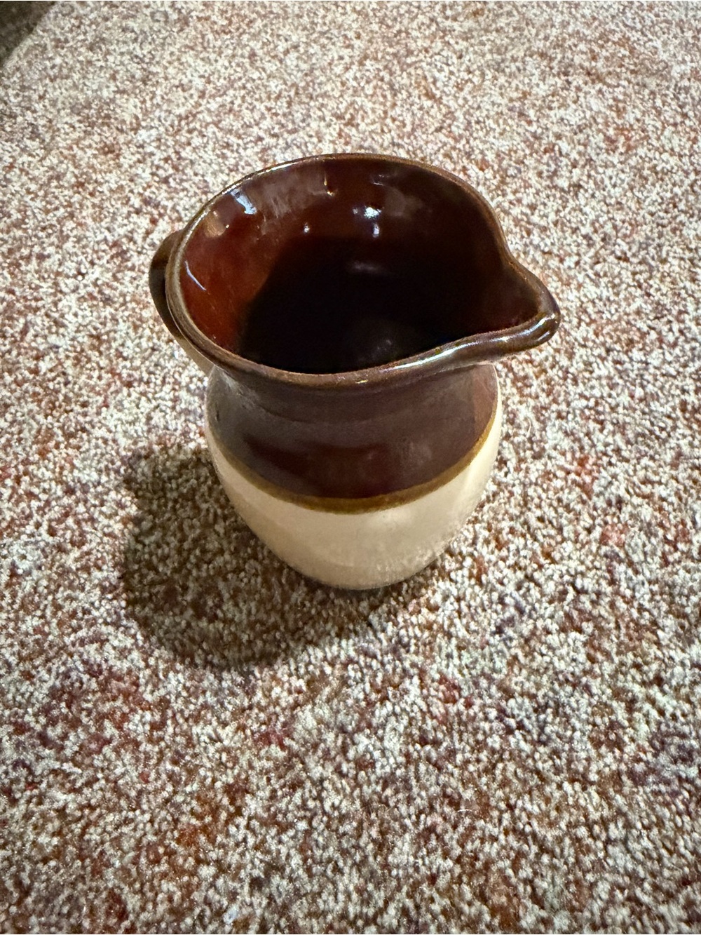 MCM Stoneware Pottery Pitcher